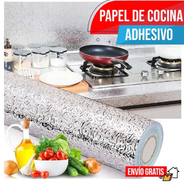 PAPEL ALUMINIO ADHESIVO MULTISUPERFICE
