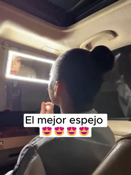 Espejo Luz Led Parasol Para Carro