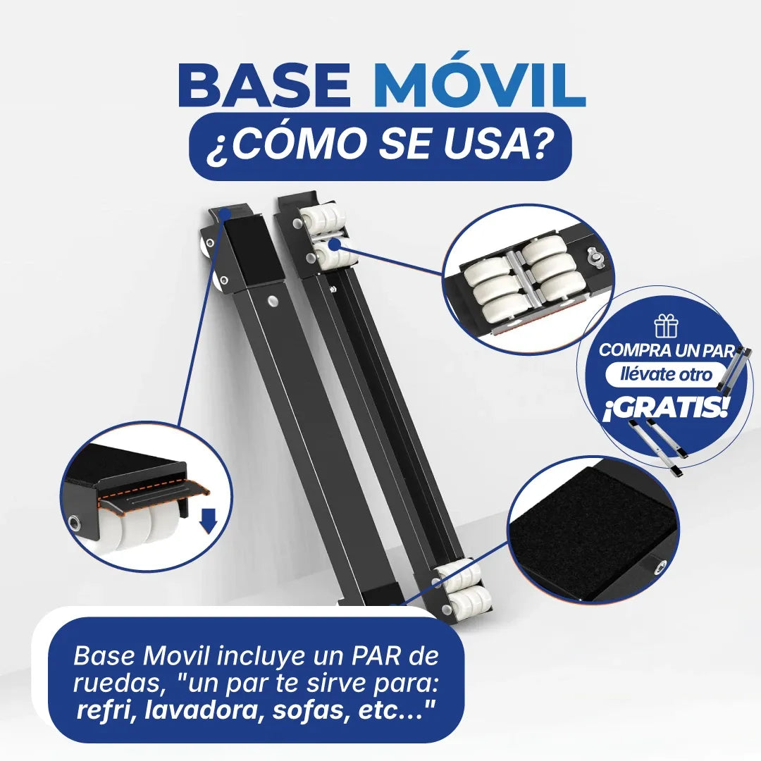 BASE MÓVIL (2X1)- Base de Electrodomésticos