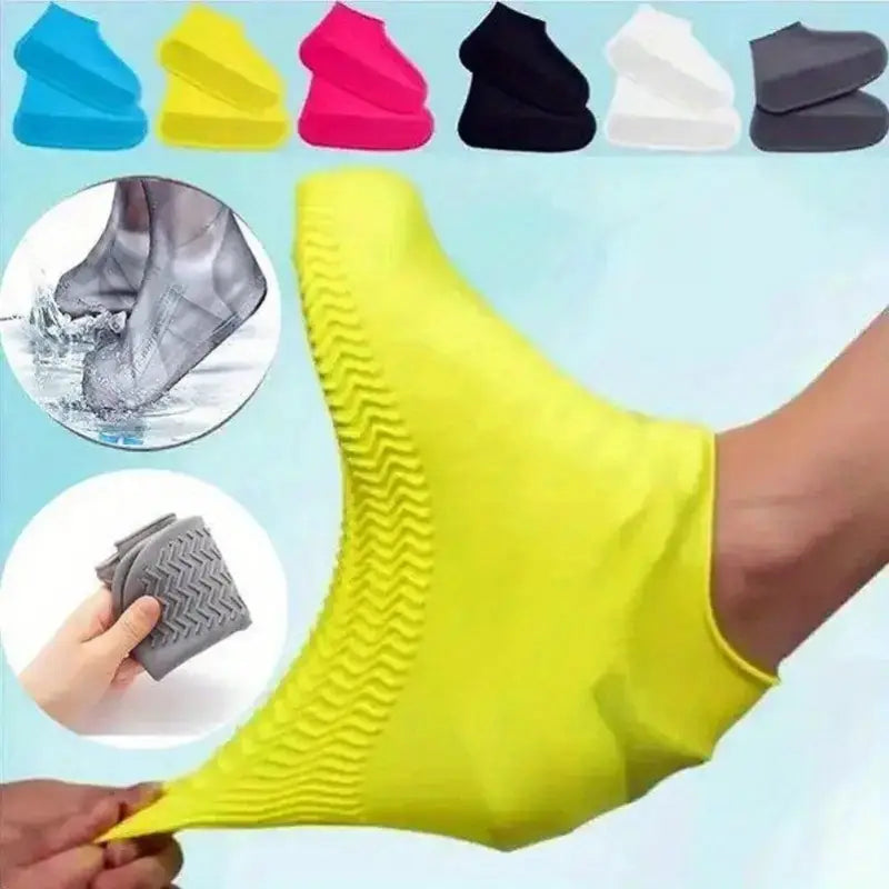 PROTECTORES DE SILICONA PARA ZAPATOS PARA TEMPORADA DE LLUVIAS OFERTA COMPRA 1 Y LLEVA 2 PARES