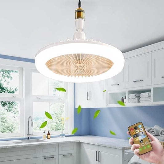 Ventilador de Techo con Luz y Mando a Distancia 3 en 1 - ¡Frescura y Estilo para tu Hogar!