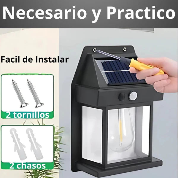 Reflector con Carga Solar y Sensor de Movimiento - Oferta 2x1
