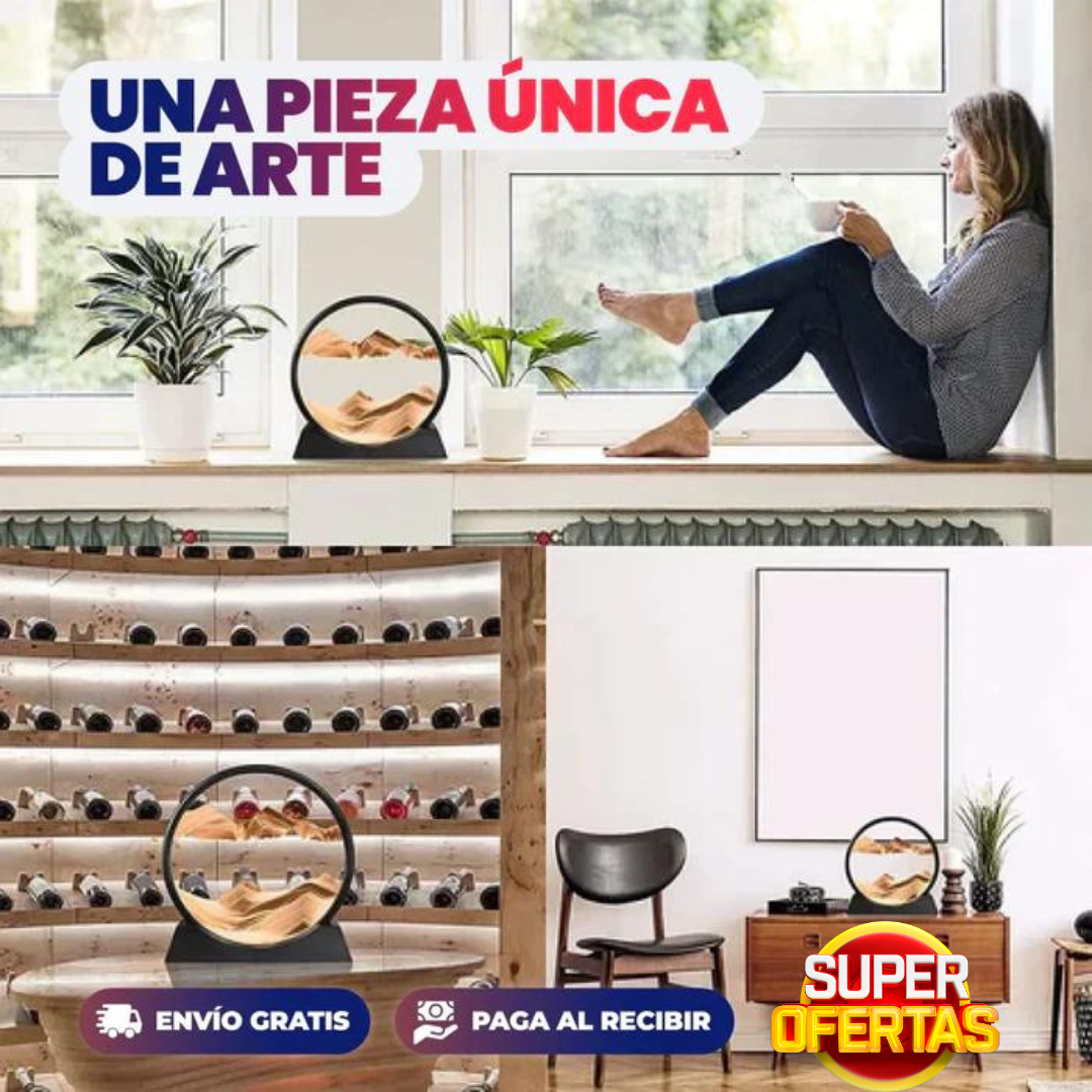 RELOJ DE ARENA 3D
