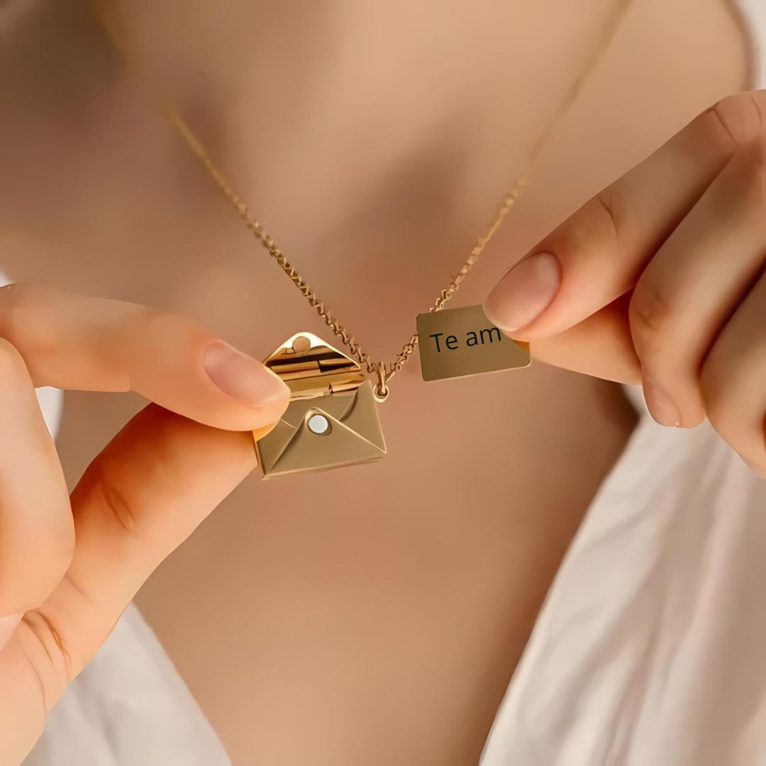 Collar Carta Te Amo