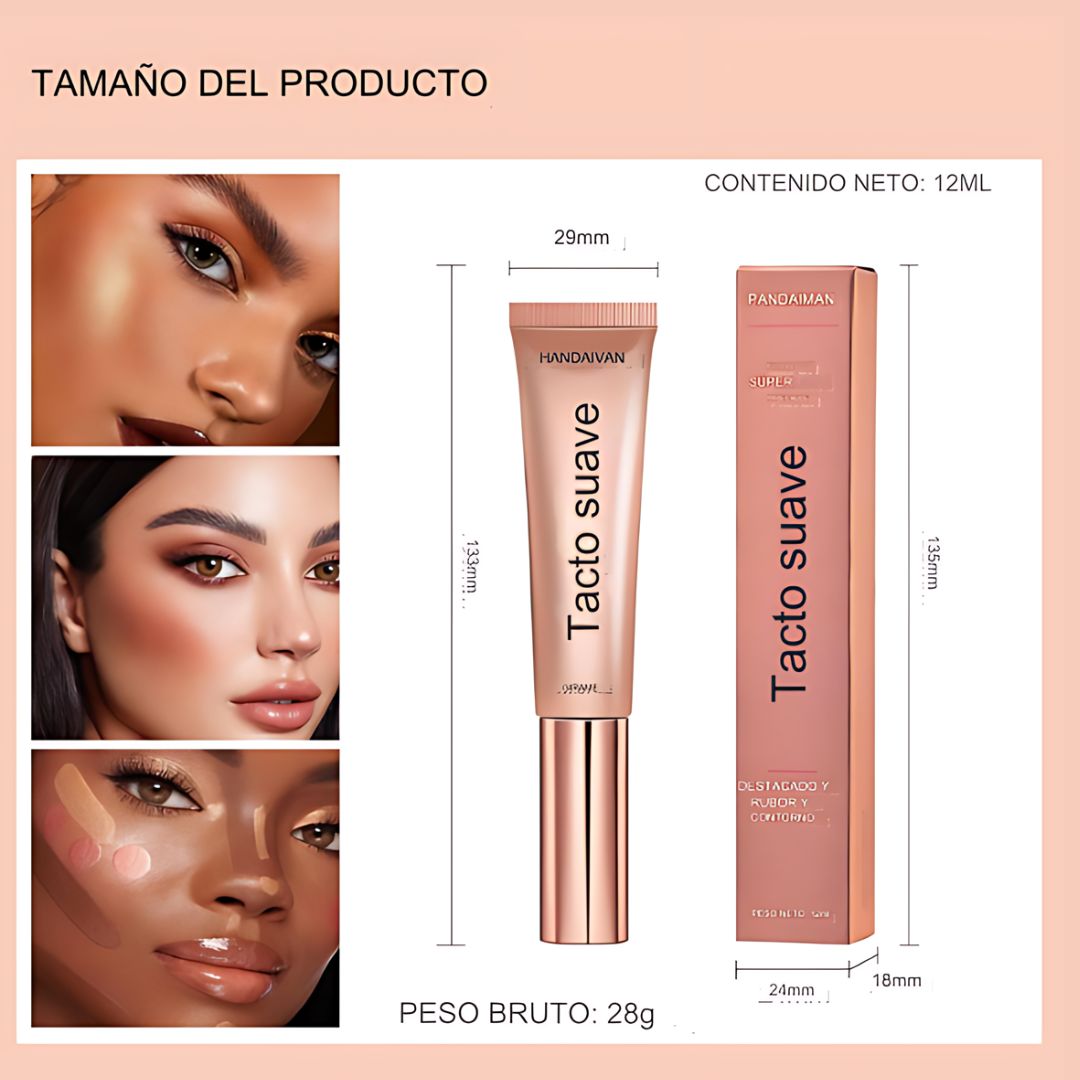 Kit x3 Contorno Rubor y Iluminador