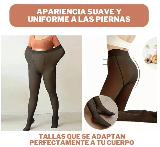LEGGINS DE POLAR NETURALFIT -EFECTO PIEL NATURAL