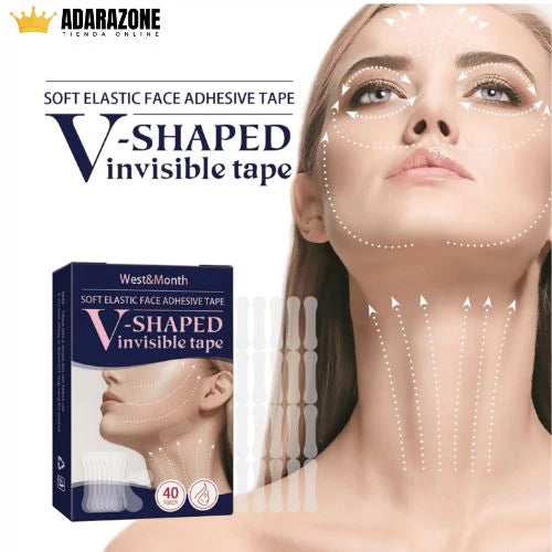 ContourLift Pro ™ Cintas Faciales Lifting Invisible – Pack x40 Unidades ✨