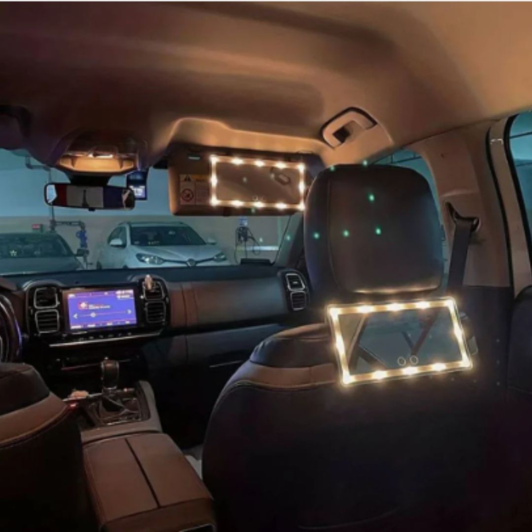Espejo Luz Led Parasol Para Carro