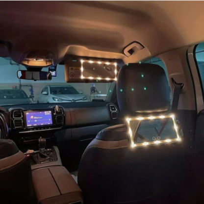 Espejo Luz Led Parasol Para Carro