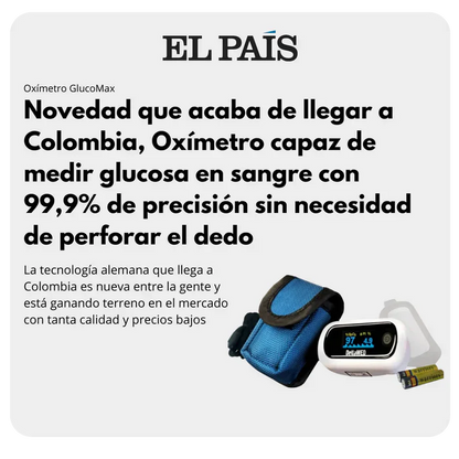 Medidor de Glucosa en Sangre Multifunción Siemens 3 en 1, pulso, glucosa y presión + Envío gratis